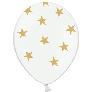 Balónik s potlačou Hviezdy biele